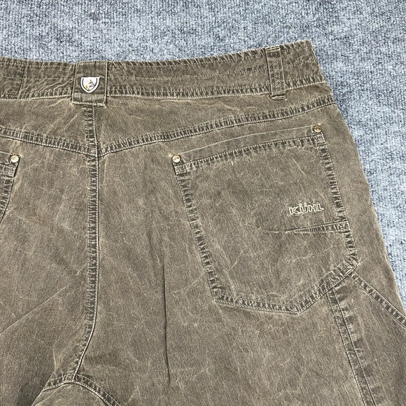 Kuhl Pants Mens 40x32 Brown Revolvr Vintage Patina Dye Chino Hiking Stretch - Picture 15 of 16